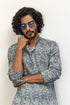 Champagne Zaal kurta Set
